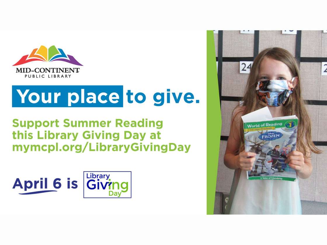 Support Summer Reading this Library Giving Day MidContinent Public